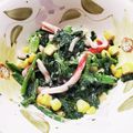 ダリア☆'s cooksnap of when they made 小松菜とカニカマのマヨネーズサラダ.