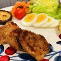 わか★'s cooksnap of when they made ポークソテー・いちじくジャムソース添え.