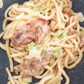 くむちん's cooksnap of when they made 焼きうどん.