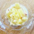 ボブナナ's cooksnap of when they made 角切りりんごとパインのはちみつヨーグルト.