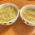 ★りなんち★'s cooksnap of when they made 白菜と玉ねぎとベーコンのコンソメスープ.