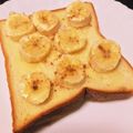 そらいろ猫's cooksnap of when they made シナモンバナナトースト.