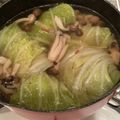 chou*'s cooksnap of when they made 豚コマでロール白菜＊スープ煮.