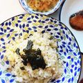 まみお✳'s cooksnap of when they made ネギとしょうがの白だし和風チャーハン.