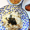 まみお✳'s cooksnap of when they made ネギとしょうがの白だし和風チャーハン.