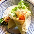 まりりん★みな's cooksnap of when they made ランチにいかが？くるっ簡単ラップサンド❁.