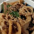 クックANCH35☆'s cooksnap of when they made 牛肉とレンコンの甘辛どんぶり.