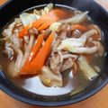 yumelon88's cooksnap of when they made 簡単ヘルシー★野菜のこうじ味噌汁.