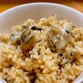 momokochi's cooksnap of when they made 牡蠣と若布の玄米炊き込みご飯.