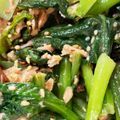 julliet's cooksnap of when they made 小松菜のツナマヨ和え.