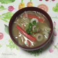 おはなすき's cooksnap of when they made ちくわカニカマえのきのお味噌汁.