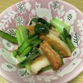 ☆1026りぃ☆'s cooksnap of when they made 小松菜とさつま揚げ さっと煮.