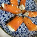 ゆーちゃん111☆'s cooksnap of when they made スモークサーモンのくるくるクリチ巻き.