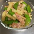 うめきち333's cooksnap of when they made スナップえんどうと長芋のガリバタ炒め.