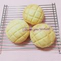 まあまま☆0403's cooksnap of when they made 白あん入りメロンパン（ＨＢ使用）.