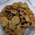 しましまもよう's cooksnap of when they made れんこんと里芋のピリ辛炒め.