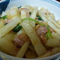 クレイプメートル's cooksnap of when they made 簡単＊居酒屋風＊長芋ベーコンバター炒め.