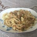 いお。's cooksnap of when they made ツナ缶残り汁&キャベツだけ満足焼きうどん.