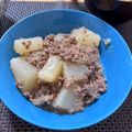 ふらふらおやじ's cooksnap of when they made 大根と豚ひきにくのトロトロそぼろ煮.
