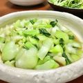 Superlittleboo's cooksnap of when they made ２株ペロリ♪チンゲンサイのコクうま炒め★.