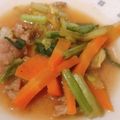 クックS5N2AF☆'s cooksnap of when they made ほうれん草入り　彩り豚バラ白菜.