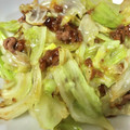 ムーヒツジ's cooksnap of when they made 簡単おかず:キャベツと挽き肉の甘辛炒め.