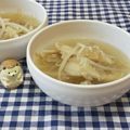 みかかめ's cooksnap of when they made 超お手軽！舞茸もやし春雨スープ.