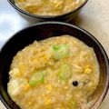あい♪らんど's cooksnap of when they made 鶏肉とネギの鶏白湯、中華風雑炊(おじや).