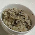 まいもぐ2020's cooksnap of when they made ガリバタ味★マッシュルームの炊き込みご飯.
