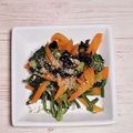 アクセル☆'s cooksnap of when they made 保育園のほうれん草～プラス味付け海苔♪.