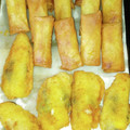 yama_miu's cooksnap of when they made 春巻きの巻き方 揚げ方（焼き方）.