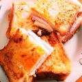 マーたん's cooksnap of when they made フレンチトースト(ハムチーズ).