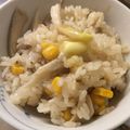 ベティ３'s cooksnap of when they made 舞茸とコーンのバター醤油ご飯.
