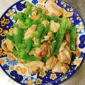 宮田亮介＠りょうちん's cooksnap of when they made 鶏もも肉とピーマンの炒めもの.