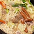 おにぎりちゃんママ's cooksnap of when they made 牛乳でお手軽！鶏だんごのとんこつ鍋.