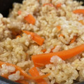あゆ食堂's cooksnap of when they made 生姜と人参の炊き込みご飯.