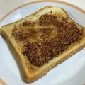 papikun's cooksnap of when they made ごま味噌蜂蜜トースト.