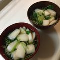 ポークの嫁's cooksnap of when they made はんぺんと三つ葉のお吸い物.