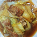 tmy30's cooksnap of when they made 白菜と豚肉・たっぷり大根★みぞれ煮.