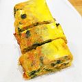 09mik's cooksnap of when they made 余ったすき焼き救済〰♬ボリューム玉子焼き.