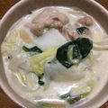 クックZFKRE9☆'s cooksnap of when they made 白菜鶏モモ肉クリーム煮♪簡単胃大腸に良い.