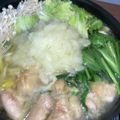 まめまるM's cooksnap of when they made タラや鶏肉で☆みぞれ鍋（雪見鍋）.