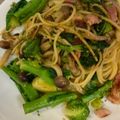 rink@'s cooksnap of when they made 菜の花と芽キャベツのパスタ.