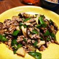 麻's cooksnap of when they made 茄子・ピーマン・豚挽肉の味噌炒め.