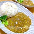 YUH♡ママ's cooksnap of when they made たっぷり深谷ネギと生姜焼きカレー☆.