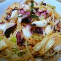 ユーカラ's cooksnap of when they made 半夏生に☆タコとキムチのクリームパスタ.