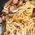 オママゴトの妹¨̮'s cooksnap of when they made 鉄板ナポリタン焼きそば.
