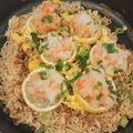 メイプル⌘'s cooksnap of when they made サッポロ一番 瓦そば風さっぱり焼きめん.
