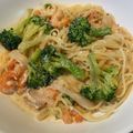 クックH3TPW7☆'s cooksnap of when they made 海老のレモンクリームパスタ.