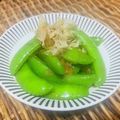 料理男子部🍻's cooksnap of when they made ☺スナップエンドウのウマ味噌あえ☺.